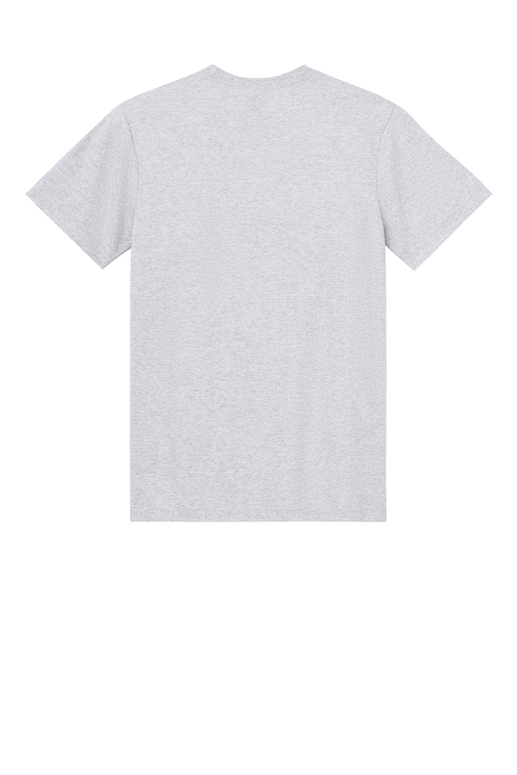 Gildan 3000 Mens Short Sleeve Crewneck T-Shirt Ash Grey Flat Back