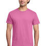 Gildan Mens Short Sleeve Crewneck T-Shirt - Azalea Pink