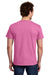 Gildan 3000 Mens Short Sleeve Crewneck T-Shirt Azalea Pink Model Back