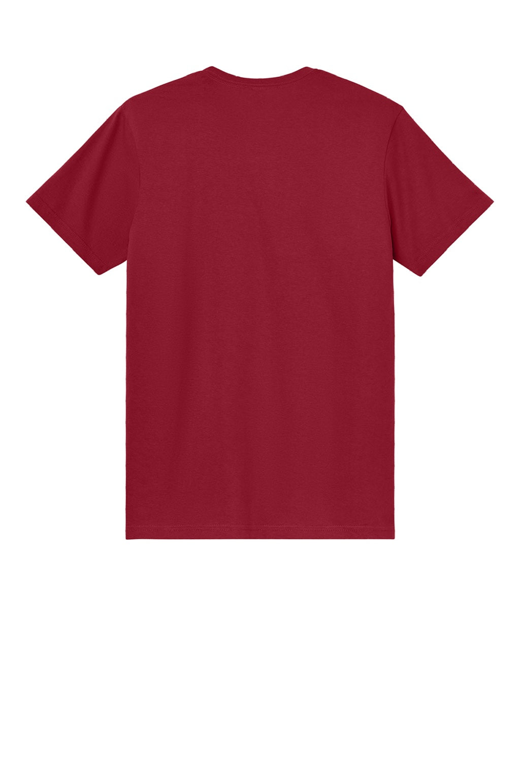 Gildan 3000 Mens Short Sleeve Crewneck T-Shirt Cherry Red Flat Back