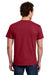 Gildan 3000 Mens Short Sleeve Crewneck T-Shirt Cherry Red Model Back