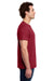 Gildan 3000 Mens Short Sleeve Crewneck T-Shirt Cherry Red Model Side