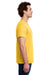 Gildan 3000 Mens Short Sleeve Crewneck T-Shirt Daisy Yellow Model Side