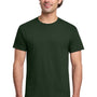 Gildan Mens Short Sleeve Crewneck T-Shirt - Forest Green