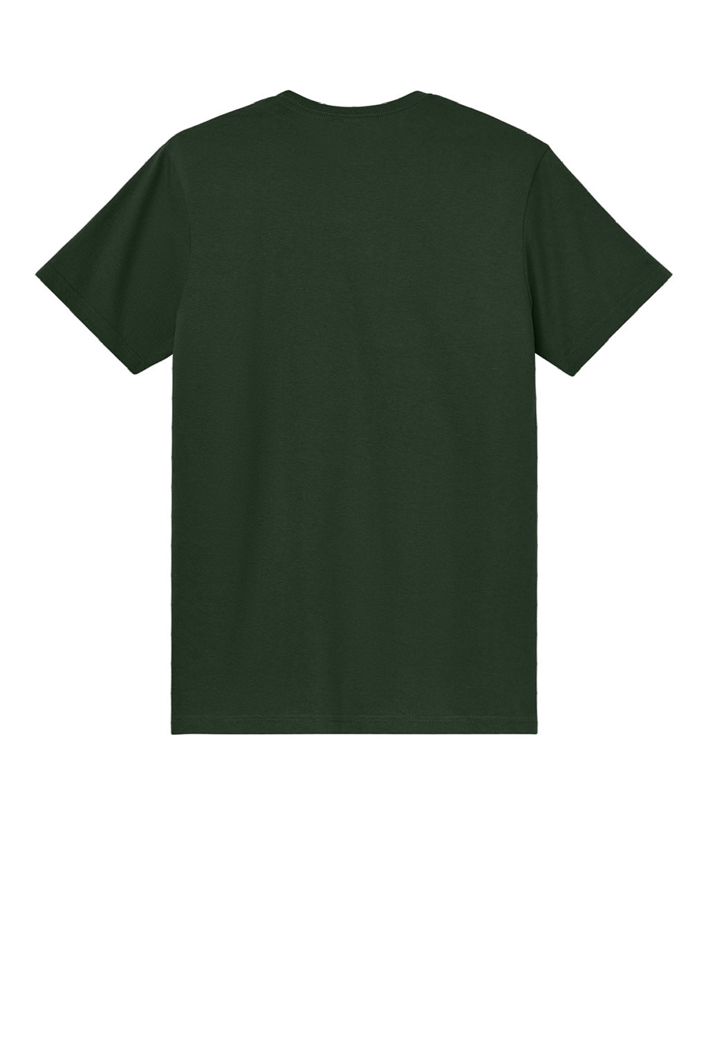 Gildan 3000 Mens Short Sleeve Crewneck T-Shirt Forest Green Flat Back