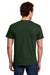Gildan 3000 Mens Short Sleeve Crewneck T-Shirt Forest Green Model Back