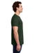 Gildan 3000 Mens Short Sleeve Crewneck T-Shirt Forest Green Model Side