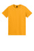 Gildan 3000 Mens Short Sleeve Crewneck T-Shirt Gold Flat Front