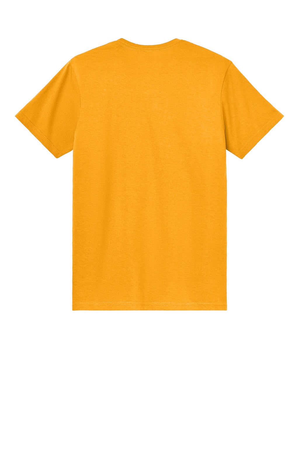 Gildan 3000 Mens Short Sleeve Crewneck T-Shirt Gold Flat Back