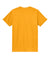 Gildan 3000 Mens Short Sleeve Crewneck T-Shirt Gold Flat Back