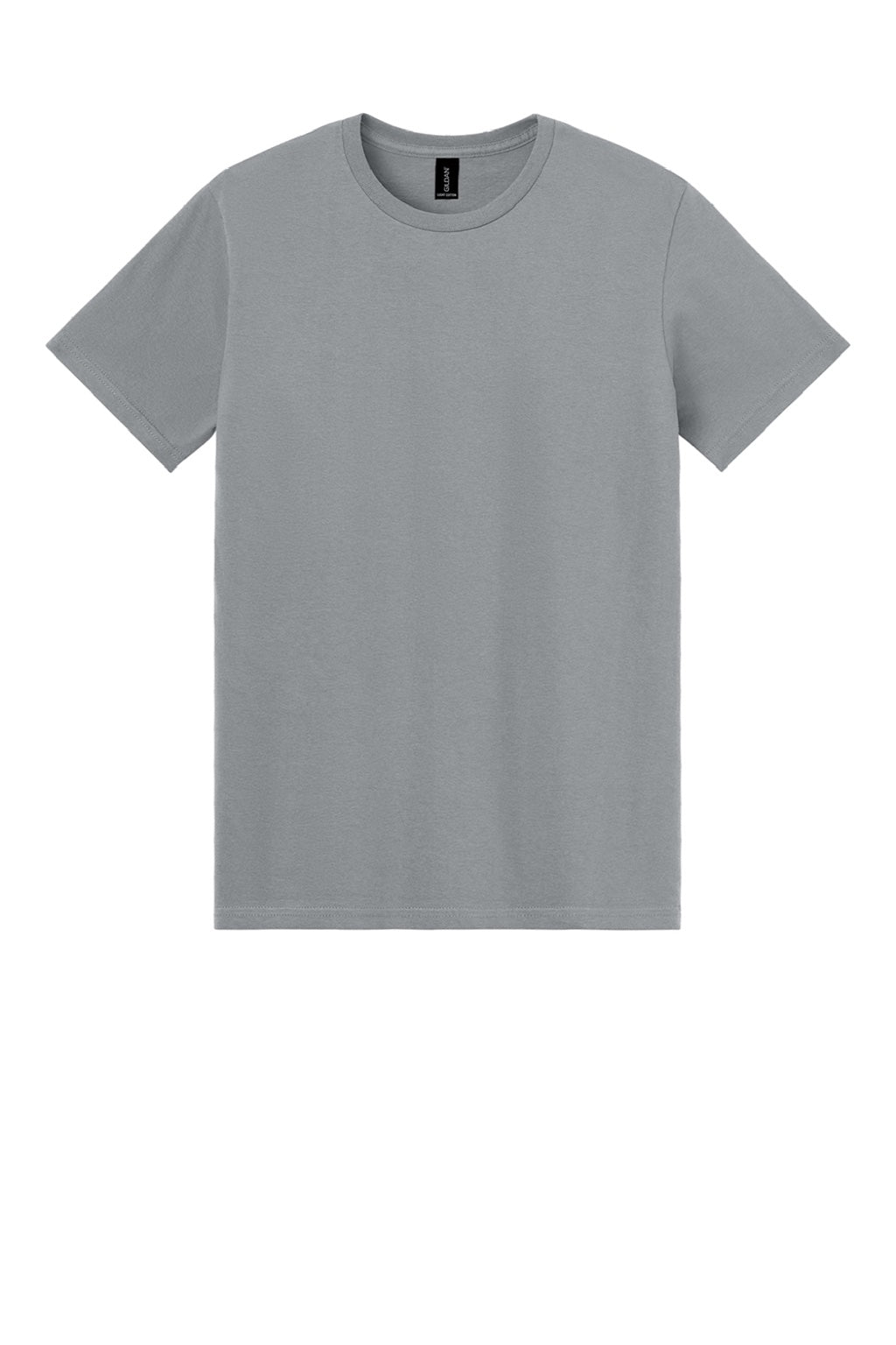 Gildan 3000 Mens Short Sleeve Crewneck T-Shirt Gravel Grey Flat Front