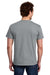 Gildan 3000 Mens Short Sleeve Crewneck T-Shirt Gravel Grey Model Back