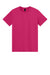 Gildan 3000 Mens Short Sleeve Crewneck T-Shirt Heliconia Pink Flat Front