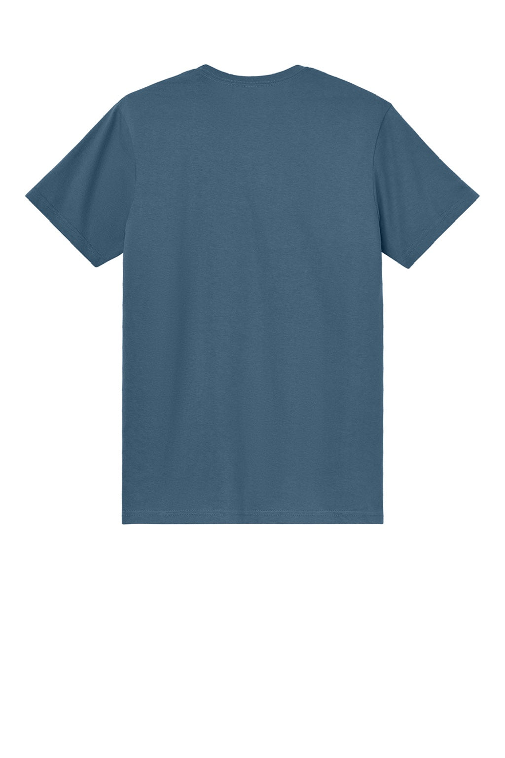 Gildan 3000 Mens Short Sleeve Crewneck T-Shirt Indigo Blue Flat Back