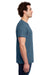 Gildan 3000 Mens Short Sleeve Crewneck T-Shirt Indigo Blue Model Side