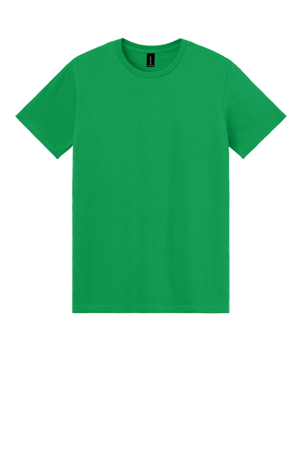 Gildan 3000 Mens Short Sleeve Crewneck T-Shirt Irish Green Flat Front