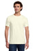 Gildan 3000 Mens Short Sleeve Crewneck T-Shirt Off White Model Front
