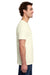 Gildan 3000 Mens Short Sleeve Crewneck T-Shirt Off White Model Side