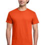 Gildan Mens Short Sleeve Crewneck T-Shirt - Orange