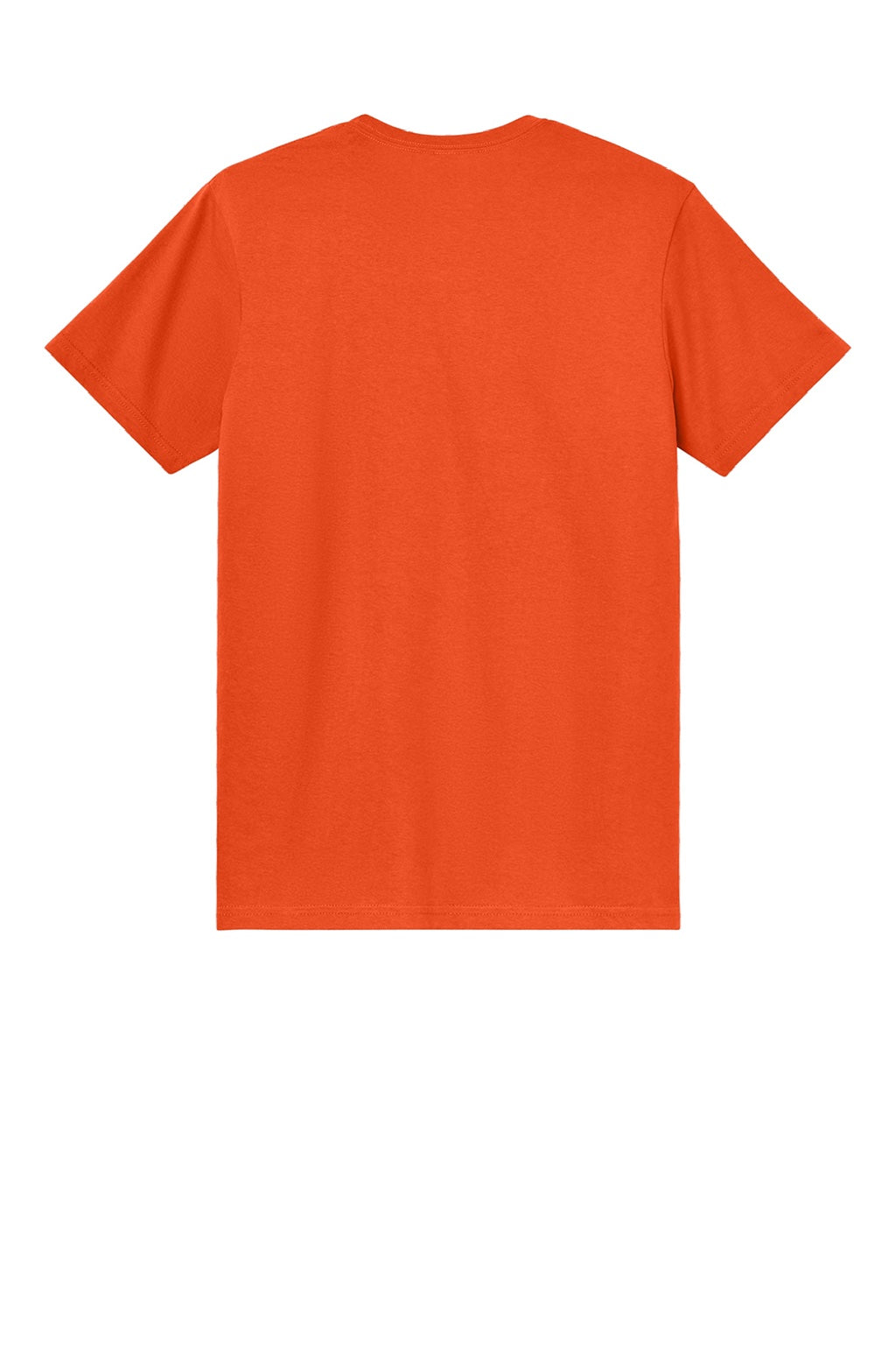 Gildan 3000 Mens Short Sleeve Crewneck T-Shirt Orange Flat Back
