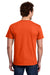 Gildan 3000 Mens Short Sleeve Crewneck T-Shirt Orange Model Back