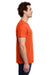 Gildan 3000 Mens Short Sleeve Crewneck T-Shirt Orange Model Side
