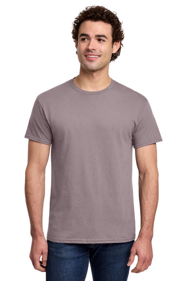 Gildan 3000 Mens Short Sleeve Crewneck T-Shirt Paragon Model Front