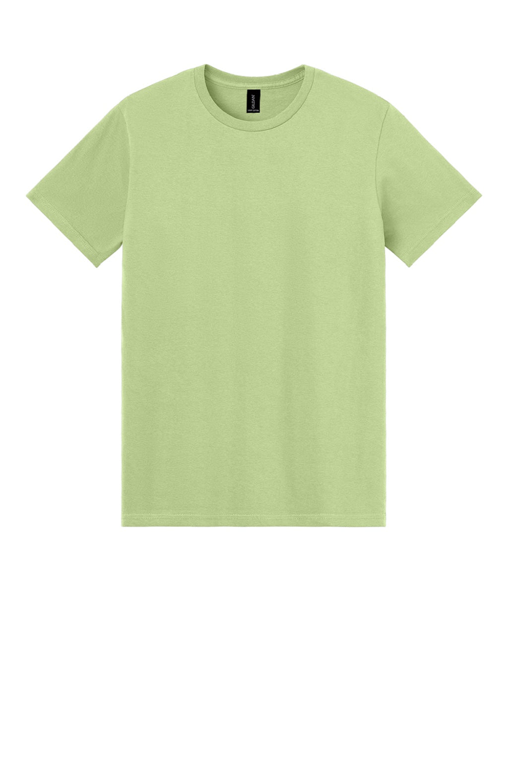 Gildan 3000 Mens Short Sleeve Crewneck T-Shirt Pistachio Green Flat Front