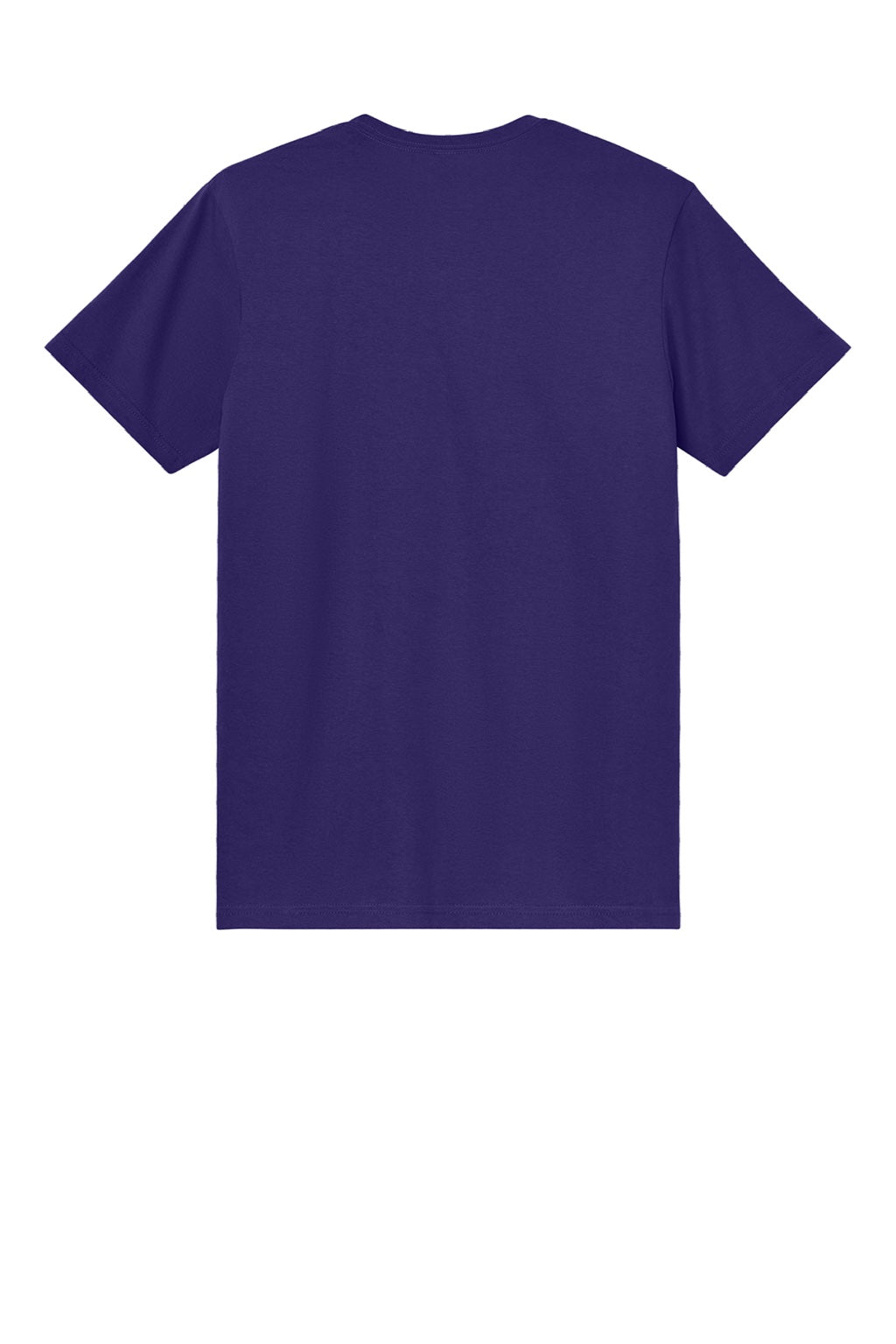 Gildan 3000 Mens Short Sleeve Crewneck T-Shirt Purple Flat Back