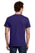 Gildan 3000 Mens Short Sleeve Crewneck T-Shirt Purple Model Back