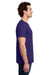 Gildan 3000 Mens Short Sleeve Crewneck T-Shirt Purple Model Side