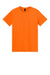 Gildan 3000 Mens Short Sleeve Crewneck T-Shirt Safety Orange Flat Front