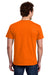 Gildan 3000 Mens Short Sleeve Crewneck T-Shirt Safety Orange Model Back