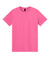 Gildan 3000 Mens Short Sleeve Crewneck T-Shirt Safety Pink Flat Front