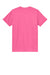 Gildan 3000 Mens Short Sleeve Crewneck T-Shirt Safety Pink Flat Back