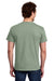 Gildan 3000 Mens Short Sleeve Crewneck T-Shirt Sage Green Model Back