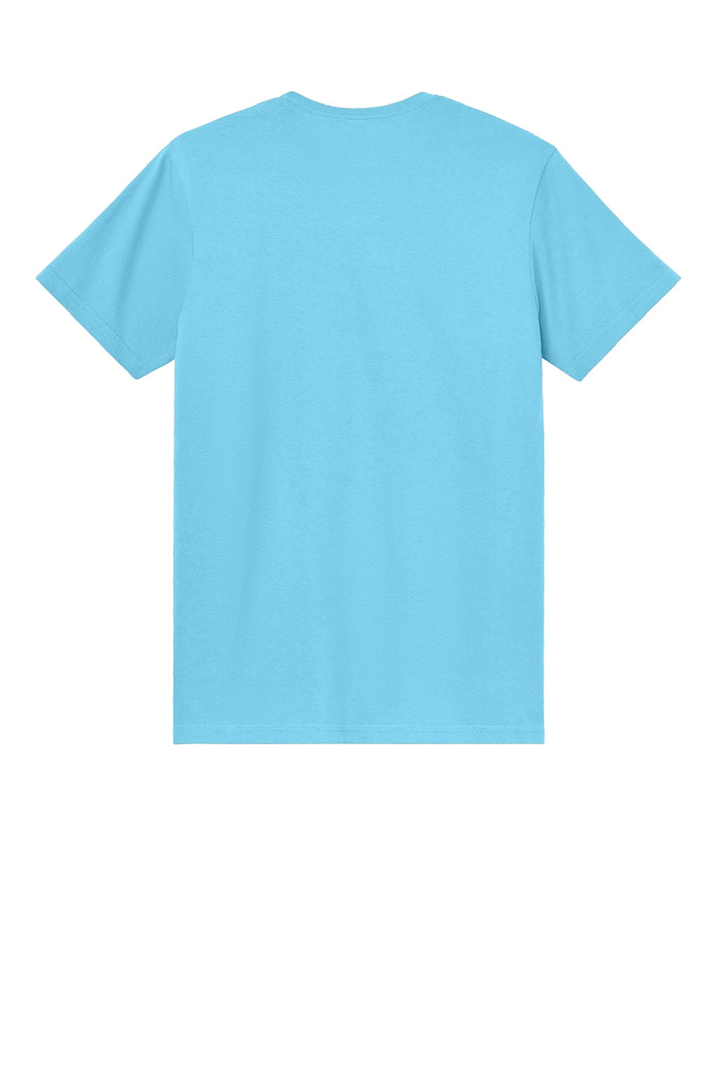 Gildan 3000 Mens Short Sleeve Crewneck T-Shirt Sky Blue Flat Back