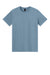 Gildan 3000 Mens Short Sleeve Crewneck T-Shirt Stone Blue Flat Front