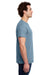 Gildan 3000 Mens Short Sleeve Crewneck T-Shirt Stone Blue Model Side