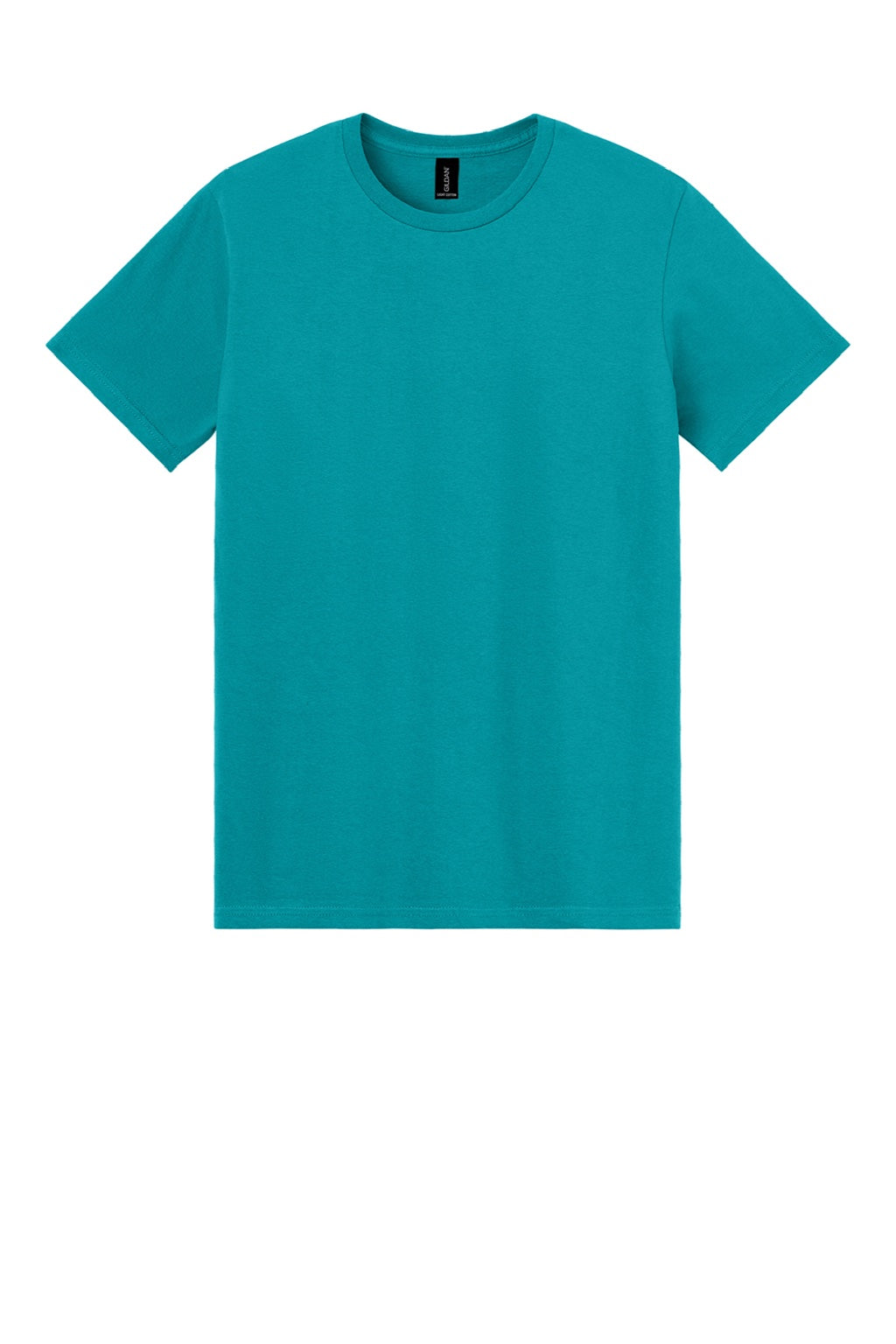 Gildan 3000 Mens Short Sleeve Crewneck T-Shirt Tropical Blue Flat Front