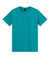 Gildan 3000 Mens Short Sleeve Crewneck T-Shirt Tropical Blue Flat Front