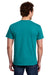 Gildan 3000 Mens Short Sleeve Crewneck T-Shirt Tropical Blue Model Back