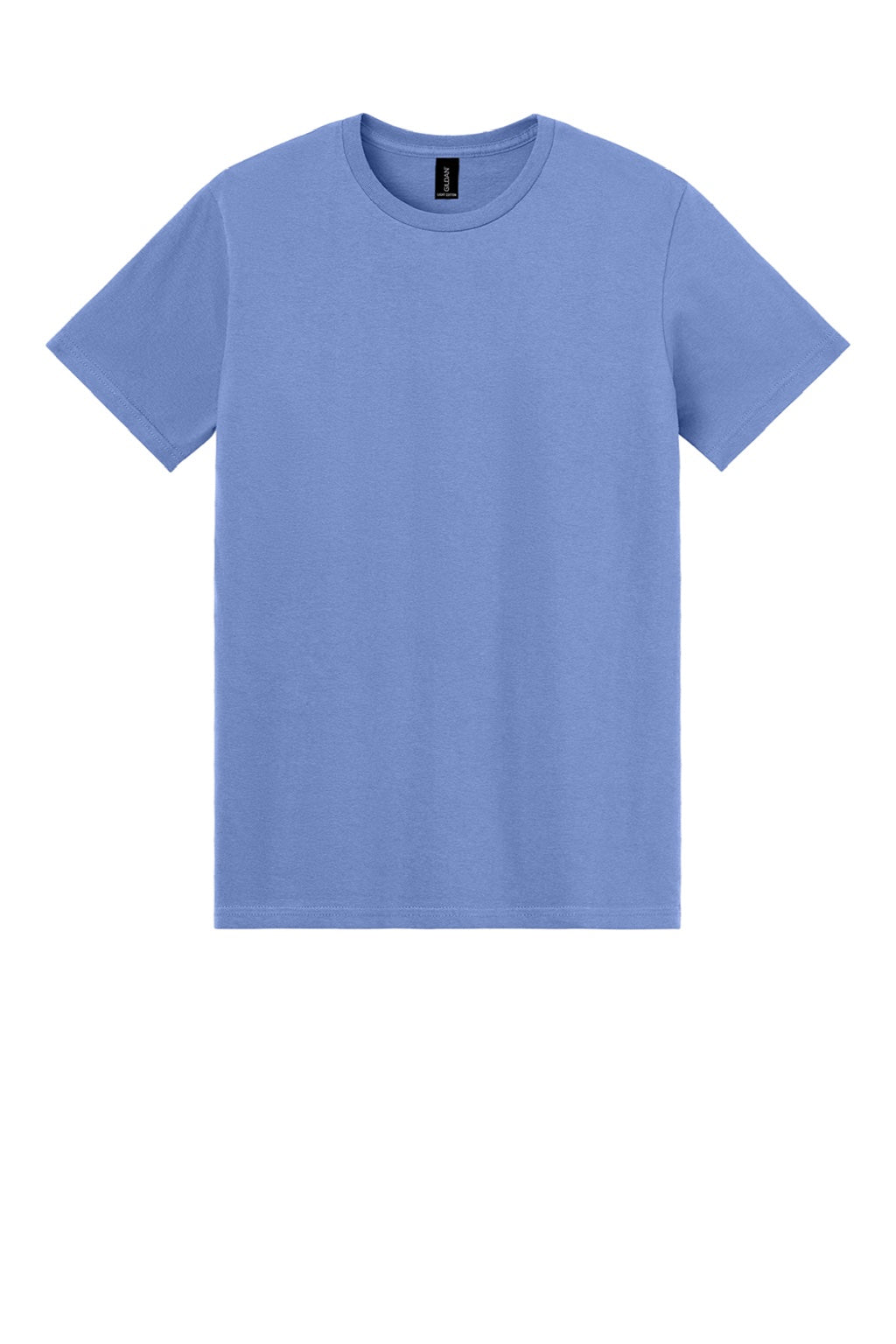 Gildan 3000 Mens Short Sleeve Crewneck T-Shirt Violet Purple Flat Front