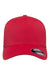 Flexfit Hats 6533 Mens Stretch Fit Hat Red Flat Front