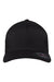 Flexfit Hats 6533 Mens Stretch Fit Hat Black Flat Front