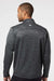 Adidas A284 Mens Heathered 1/4 Zip Pullover Heather Black/Mid Grey Model Back