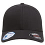 Flexfit Hats Mens Moisture Wicking Stretch Fit Hat - Black