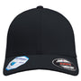 Flexfit Hats Mens Moisture Wicking Stretch Fit Hat - Dark Navy Blue