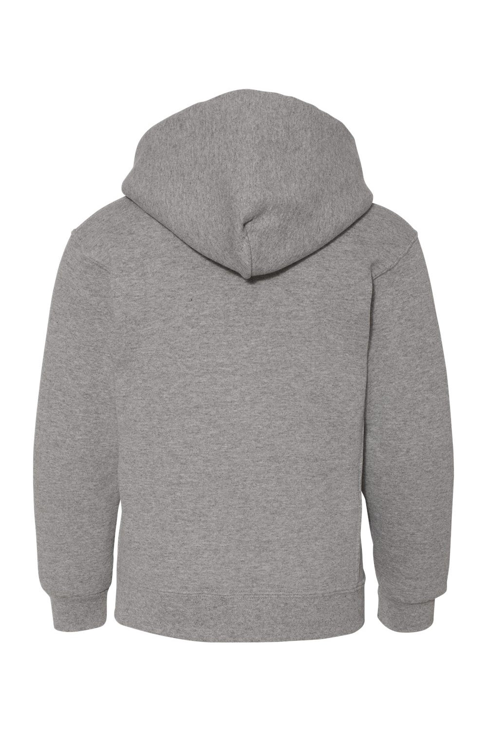 Russell Athletic 995HBB Youth Dri Power Hooded Sweatshirt Hoodie Oxford Grey Flat Back
