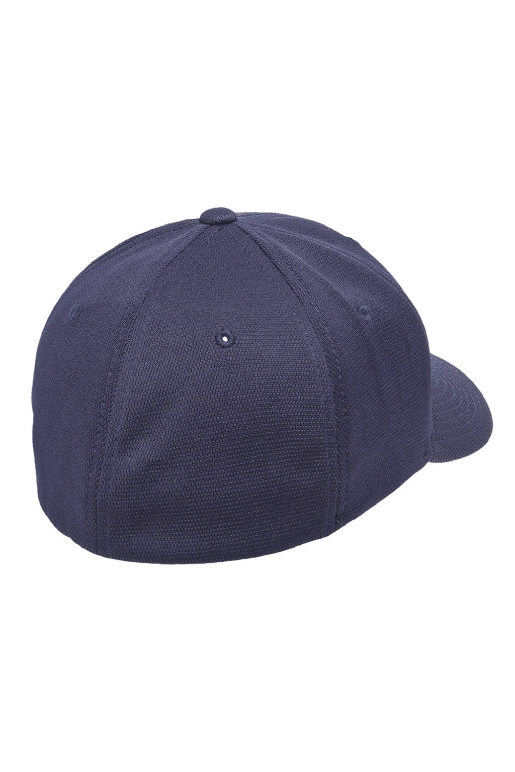 Flexfit Hats 6597 Mens Cool & Dry Moisture Wicking Stretch Fit Hat Navy Blue Flat Back